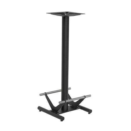 "Torino 1 Bar" table base made of cast iron 110cm high in black