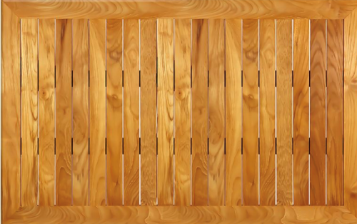 Terrassentischplatte "TEAK" aus Holz 120x80cm