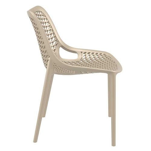 Stuhl "Air" aus Polypropylen in taupe