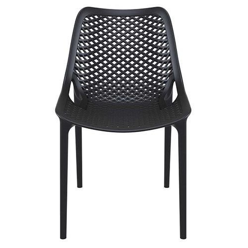 Stuhl "Air" aus Polypropylen in schwarz
