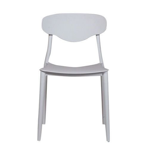 Outdoor chair "Otry" made of polypropylene in white 50x89x46x44cm stackable