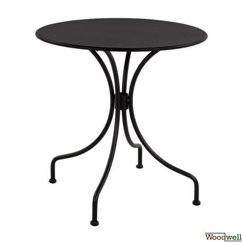 Metalltisch Amore in Farbe Schwarz