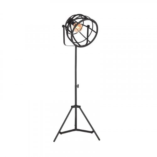 Stehlampe Sicherung 60x60x145-170 cm Schwarzes Metall