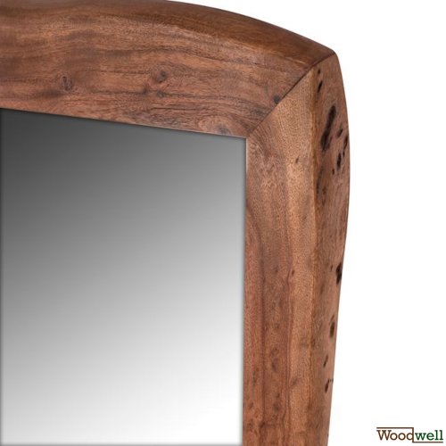 Wandspiegel aus massives Akazienholz 142 x 80 x 4 cm