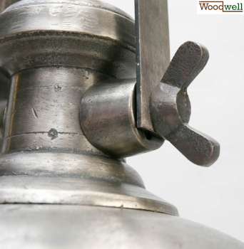 "Tenerife" hanging lamp with an antique design in the color nickel