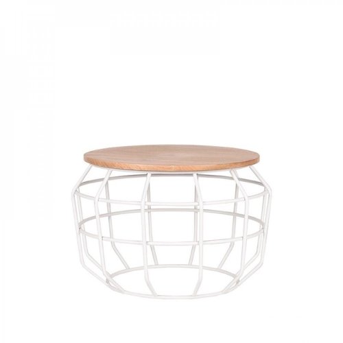 Beistelltisch PIXEL aus natur Mangoholz 56x56x38 cm | Baumstamm Möbel