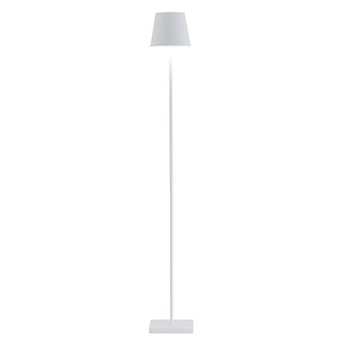 Tischlampe "Poldina XL" in weiß aus Aluminium