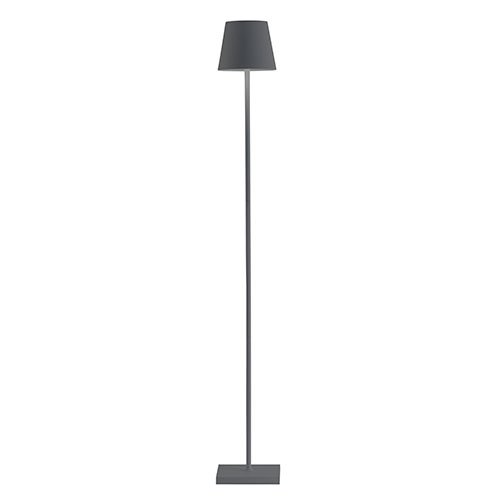 Tischlampe "Poldina XL" in Anthrazit aus Aluminium