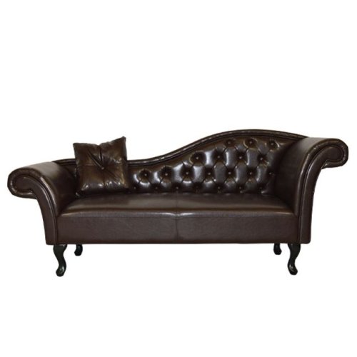Divan Chesterfield Ottoman Niovi braun rechts