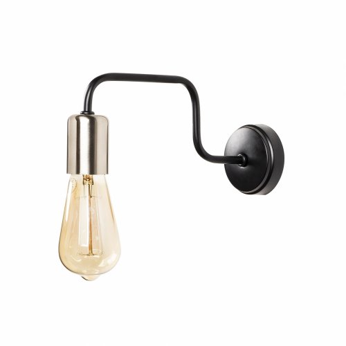 Wandlampe Metall Schwarz 28x4x11 cm