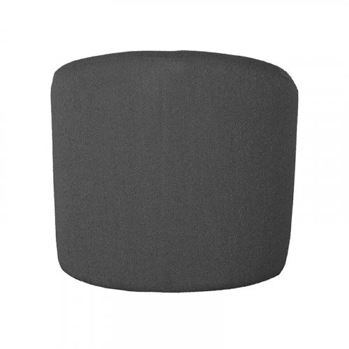 "Alby" armchair in anthracite boucle