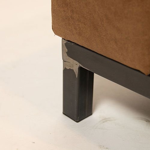 Πάγκος Corner Vinnie 80x80 cm σε χρώμα κονιάκ