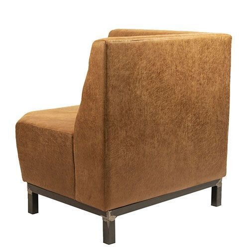 Πάγκος Corner Vinnie 80x80 cm σε χρώμα κονιάκ