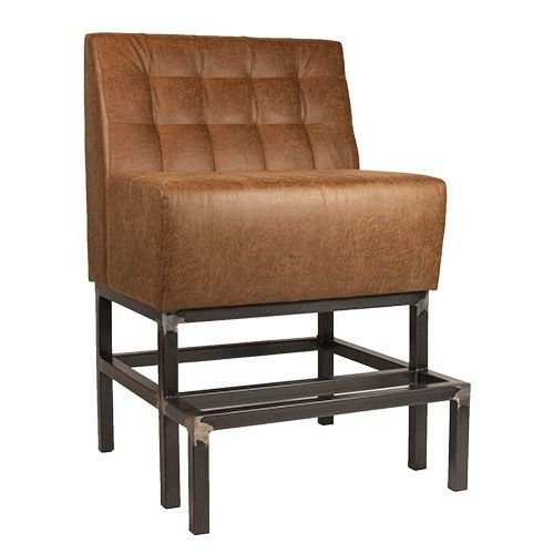 Vinnie Hohe Sitzbank 80cm in Farbe Cognac