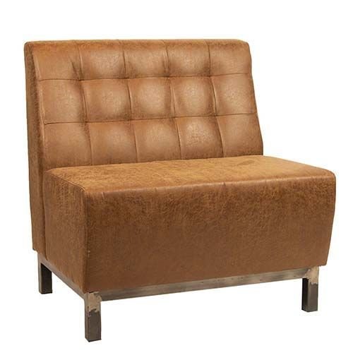 Vinnie Sitzbank 80cm in Farbe Cognac