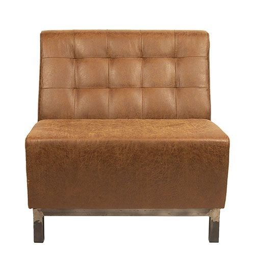 Vinnie Sitzbank 80cm in Farbe Cognac