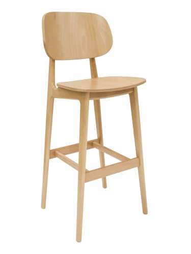 Bar chair Bunny made of wood