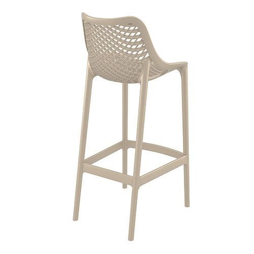 Barhocker "Air" aus Polypropylen in taupe