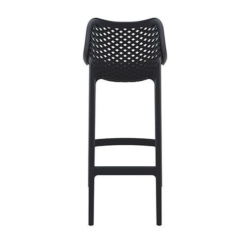 Barhocker "Air" aus Polypropylen in schwarz
