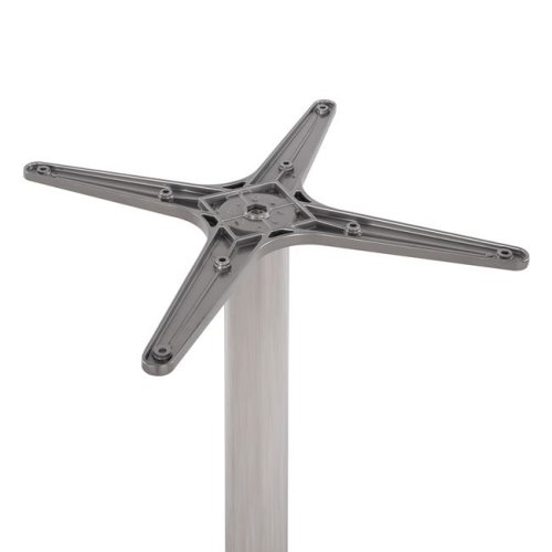 Tischuntergestell aus verchromtem Aluminium