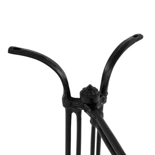 Tischuntergestell aus Gusseisen in schwarzem Farbton 88x48xH71 cm.
