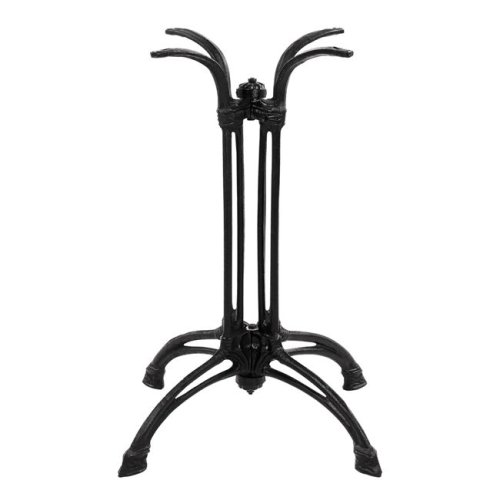 Tischuntergestell aus schwarzem Gusseisen 57x57xH72 cm