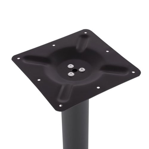 Tischuntergestell aus mattgrauem Metall Φ45xH72 cm