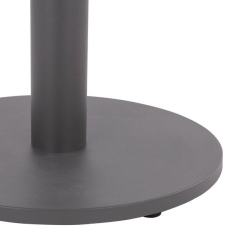 Tischuntergestell aus mattgrauem Metall Φ45xH72 cm