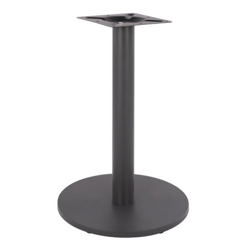Tischuntergestell aus mattgrauem Metall Φ45xH72 cm