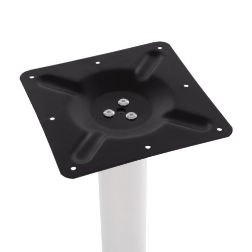 Mattweißes Tischuntergestell aus Metall 40x40xH72 cm