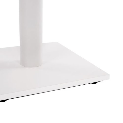 Mattweißes Tischuntergestell aus Metall 40x40xH72 cm