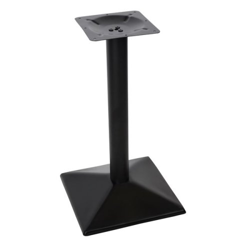 Schwarzes Tischuntergestell mit Pyramidensockel 41x41x72 cm