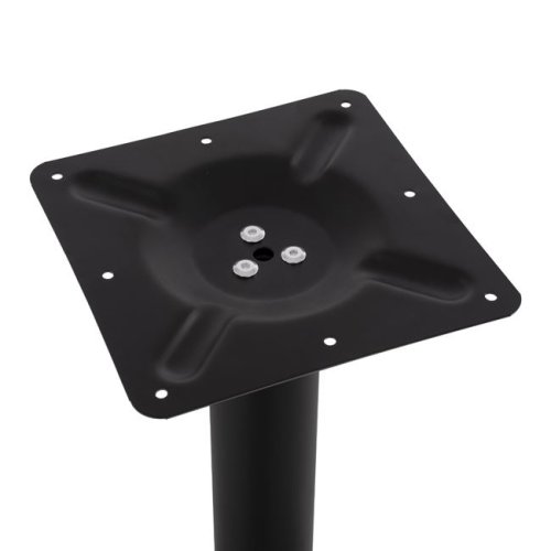 Mattschwarzes Tischuntergestell aus Metall 40x40xH72 cm
