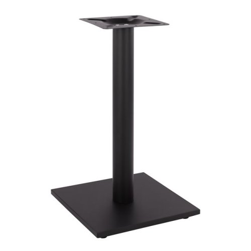 Mattschwarzes Tischuntergestell aus Metall 40x40xH72 cm