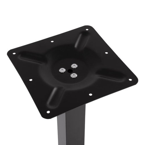 Tischuntergestell aus mattschwarzem Metall 40x40xH72cm