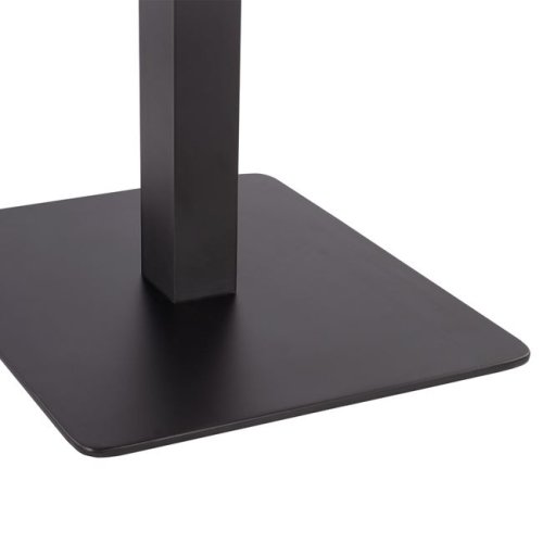 Tischuntergestell aus mattschwarzem Metall 40x40xH72cm