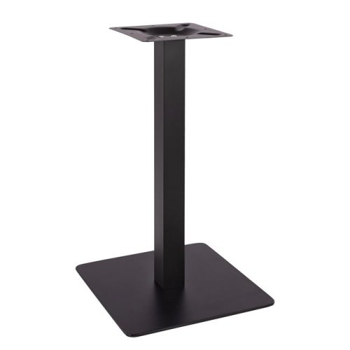 Tischuntergestell aus mattschwarzem Metall 40x40xH72cm