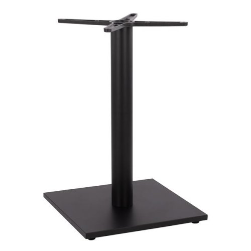 Matt gray metal table base 45 x 45 x H71.5 cm