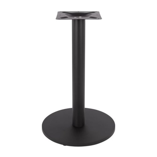 Tischuntergestell aus mattschwarzem Metall Φ45xH72 cm