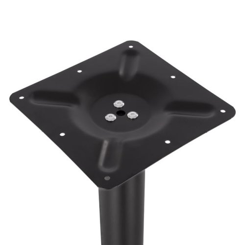 Tischuntergestell aus mattschwarzem Metall Φ45xH72 cm