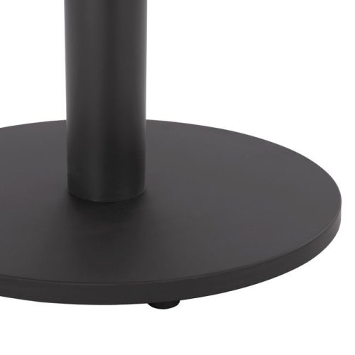 Tischuntergestell aus mattschwarzem Metall Φ45xH72 cm