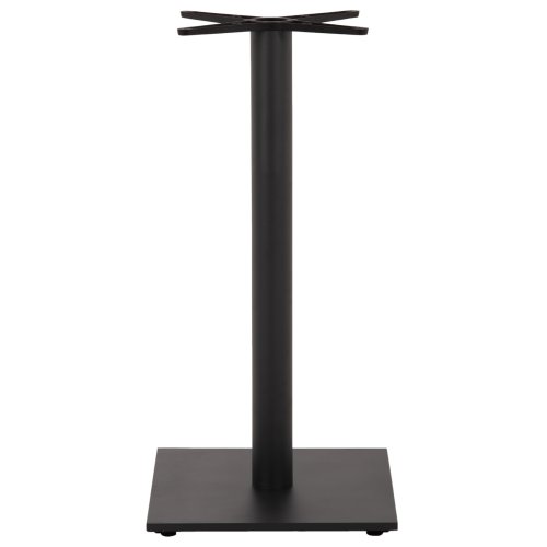 UNTERGESTELL FÜR STEHTISCH MITTELHÖHE - MATTGRAUES METALL - HÖHENVERSTELLER - KREUZ 46Χ46cm 45Χ45Χ94 cm
