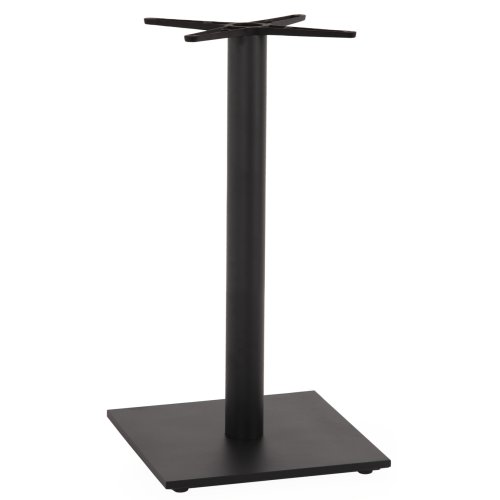 UNTERGESTELL FÜR STEHTISCH MITTELHÖHE - MATTGRAUES METALL - HÖHENVERSTELLER - KREUZ 46Χ46cm 45Χ45Χ94 cm
