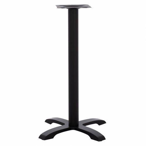 Metall Tischuntergestell "Mantemi" mittelhoch in schwarz matt 62x62x94 cm