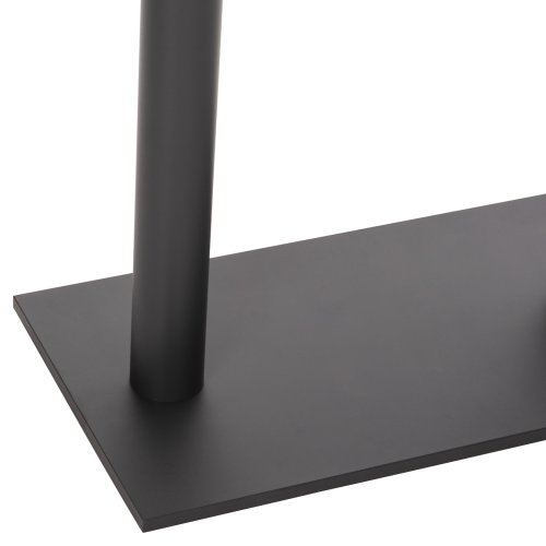 STEHTISCHGESTELL MITTELHÖHE MATTGRAUEM METALL 2-SÄULEN 40Χ80Χ90 cm