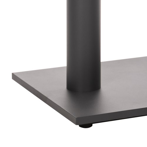 STEHTISCHGESTELL MITTELHÖHE MATTGRAUEM METALL 2-SÄULEN 40Χ80Χ90 cm