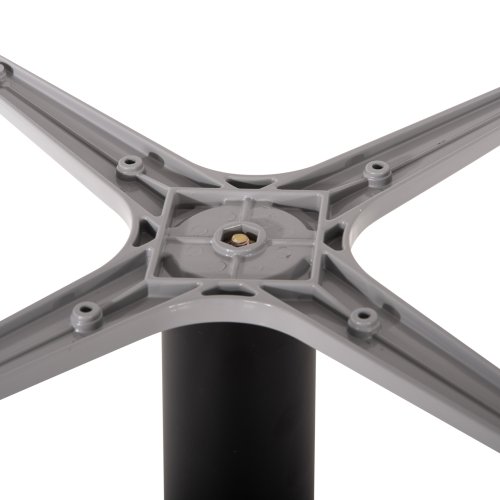 UNTERGESTELL FÜR TISCH ALUMINIUM GRAU-48x48cm KREUZ- 45Χ45Χ73 cm