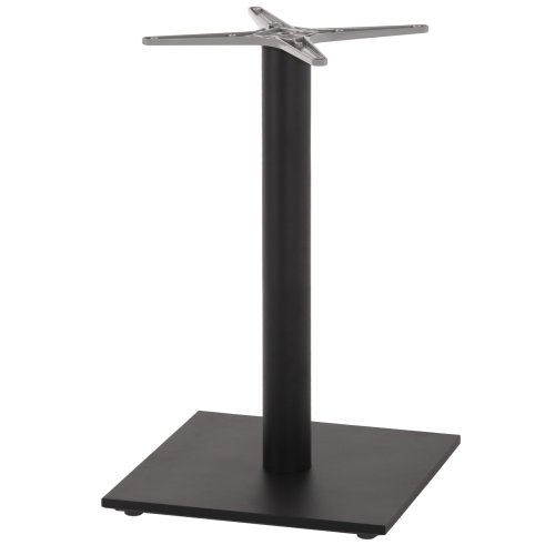 UNTERGESTELL FÜR TISCH ALUMINIUM GRAU-48x48cm KREUZ- 45Χ45Χ73 cm