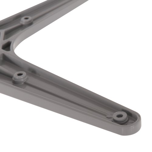 UNTERGESTELL FÜR TISCH ALUMINIUM MATTWEISS-48x48cm KREUZ- 45Χ45Χ73 cm - Kopie