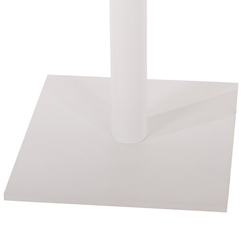 UNTERGESTELL FÜR TISCH ALUMINIUM MATTWEISS-48x48cm KREUZ- 45Χ45Χ73 cm - Kopie